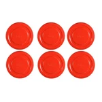 Mian Red Plastic Lids Fits Luminarc Working Glass 6 Pack. Fixed Price $10.49.
