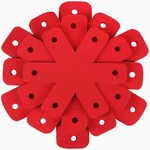 Pot Pan Protectors, Set Of 12 And 4 Different Sizes, Larger & Thicker Red. Fixed Price $20.98.