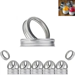 20PCS Rust Resistant Silver Mason Jar Replacement Rings, 87MM Wide Mouth Band.... Fixed Price $21.80.