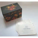 Main Street Press Susan Winget 3X5 Recipe Card Box Fruitful Bounty Botanical #ac. Fixed Price $11.99.