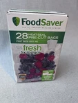 Foodsaver 1-PINT Precut Heat Seal Bags 28 Count. Fixed Price $7.99.