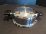 Kitchen Craft Stainless Steel 8 1/2" Diameter High Dome Lid - Fits 9" Pan. Fixed Price $35.00.