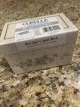 Corelle Coordinates Recipe Card Box Ivy Vintage New Sealed Calloway. Fixed Price $35.99.