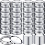 Patelai 100 Pcs Regular Mouth Canning Lids With Rings 70MM Mason Jar B. Fixed Price $25.09.