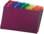 Oxford Poly Index Card Guides, Alphabetical, A-z, Assorted Colors, 5" 8" Size,. Fixed Price $18.25.