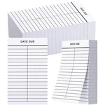 Faccito 250 Pcs Peel And Stick Date Due Slips, Library Cards 3 X 5.... Fixed Price $20.99.