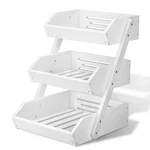 G.a Homefavor Fruit Basket For Kitchen, Bowl 3-TIER, White. Fixed Price $53.99.