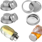 Mason Jars Shaker Sealing For Mix Spices Canning Set Of 4. Fixed Price $15.78.