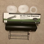 San Jamar Ez-fit Counter Mount Dispenser C2410SM, 8-46OZ Cups New, Open Box. Fixed Price $29.99.