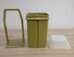 Tupperware Pickle Olive Jalape Container Keeper Avocado Green 1330. Fixed Price $18.50.