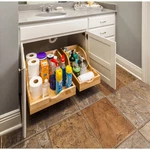 12" Wood High Back Rollout For Vanity Depth - Hardware Kitchen & Bath. Fixed Price $300.98.