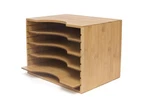 Lipper International 811 Bamboo Wood File Organizer With Dividers, 12 3/4" X 9. Fixed Price $92.19.