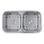 Nantucket Sinks NS10I-16 50/50 Undermount Sink, Brushed Stainless Steel. Fixed Price $376.57.