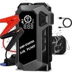 Jump Starter With Air Compressor, 4000A Portable Car Battery Booster. Fixed Price $103.98.