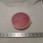 Tupperware Divided Bowl #2552A-1 Microwave Reheatable Hot Pink W/lid. Fixed Price $6.60.
