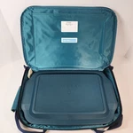 Pyrex Portables Qt Glass Casserole Dish W/ Lid & Carrier, 233-PC, Blue. Fixed Price $29.99.