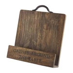 Mud Pie Home Gather Around Wood Tablet Cookbook Holder. Fixed Price $26.39.