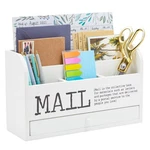 Juvale Wooden 3-TIER Countertop Mail Organizer Desktop With White. Fixed Price $29.28.