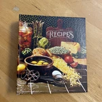 Vtg Recipe Binder No Cards Pockets Farm House Hallmark Kitchen Cottage Core. Fixed Price $17.99.