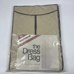 Whitmor The Dress Bag Hanging Zip Storage Quilted Vintage 54X20X14.5 Made Usa. Fixed Price $14.40.