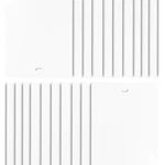 Dalix Pvc Vertical Blind Replacement Slats Curved Smooth White 70.5 3.5 (20.... Fixed Price $53.84.