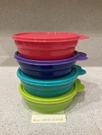 Tupperware 2415B Cereal Snack Bowl & Matching 3131B Lid You Choose Color. Fixed Price $7.75.