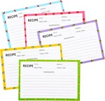 50 Pack Recipe Cards 4X6 Inch Double-sided Thick Stock Fruit Design. Fixed Price $7.57.