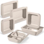 12-PIECE Glass Meal Prep Containers Set With (6 + Lids) M.... Fixed Price $211.63.