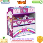 Delta Children Unicorn Design & Store 6 Bin Toy Storage Organizer -. Fixed Price $37.99.