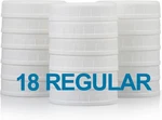 18 Pack Regular Mouth Mason Jar Lids For Compatible With Ball, 2.75 Inch,. Fixed Price $17.35.