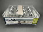 Rsvp Int Mini Salt & Pepper Shakers, Set Of 6, Wire Basket (new). Fixed Price $10.40.