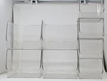Idesign Stacking Open Front Pantry Bins, 8-PIECE Set. Fixed Price $39.95.