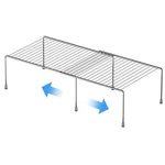 Gedlire Kitchen Cabinet Expandable Shelf Organizers, Adjustable Metal Wire Pa.... Fixed Price $33.62.