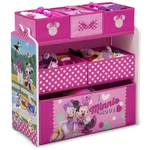 Delta Children Disney Minnie Mouse 6 Bin Design And Store Toy Organizer. Fixed Price $61.16.