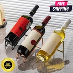 Metal Wine Rack 2PCS Tabletop Bottle Display Holder Storage Shelf For Home. Fixed Price $17.99.