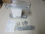 Rev-a-shelf 5322-BCSC-5 Contemporary 6" Two-tier Sold Surface Grey. Fixed Price $220.00.