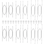 12-PACK Invisible Wall Plate Hangers, 6/8/10 Inch Stainless Steel Holde.... Fixed Price $21.07.