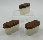 Tupperware Spice Containers 1843-27 Lot Of Copper/brown Seals *please Read*. Fixed Price $11.49.