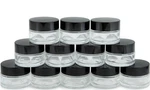 Vivaplex, 12, Clear, 15 Ml (1/2 Oz), Round Glass Jars, With 0.5 Ounces,. Fixed Price $24.64.