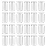 Smart Solutions Clear Plastic Mason Jars (18 Oz 24 Pack) With Screw-on Airtigh. Fixed Price $49.50.