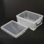 Really Useful 9L Storage Container With Snap Lid & Clip Lock Handle. Fixed Price $13.59.