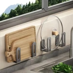 2PCS Pot Lid Rack Wall Mounted Organizer Cutting Board Holder Kitchen Shelf. Fixed Price $11.96.