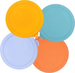4 Cup Round Silicone Replacement Lids For Pyrex 7201-PC Glass Bowls, Pack Stor. Fixed Price $29.99.