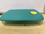 Tupperware Rock N' Serve Divided Container Vented Seal #3390A-2 W/3382A-2 Lid. Fixed Price $19.99.