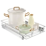 Lovmor Pull Out Cabinet Organizer 14"W X 21"D, Kitchen Shelv.... Fixed Price $79.54.