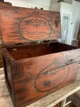 Wood's Teas & Coffee Boston Mass Crate Box Early 1900'S. Fixed Price $325.00.
