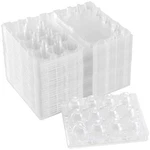 Manchap 100 Pack 12 Grids Quail Egg Cartons Plastic Holder (79 Chars). Fixed Price $31.42.