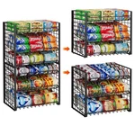 Jksmart 3-TIER Stackable Can Rack Organizer 2-PACK Adjustable Pantry Storage. Fixed Price $59.98.