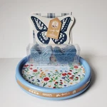 Dolly Parton Wildflower 9" Turntable Lazy Susan, Salt & Pepper Shakers, Cloths. Fixed Price $22.95.