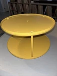 Rubbermaid Tier 2725 Harvest Gold Vintage Turn Table Lazy Susan 10.5" X 6". Fixed Price $9.99.